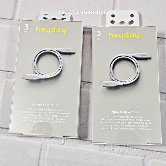 Case 24 Heyday 3 FT Fast Charging Cable Iphone/Ipad-Samsung USB-C To USB-C, Gray - Picture 4 of 9